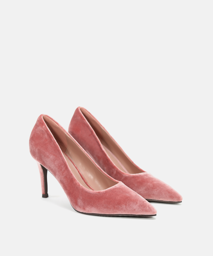 Sapatos sal&oacute;n salto fino image number null